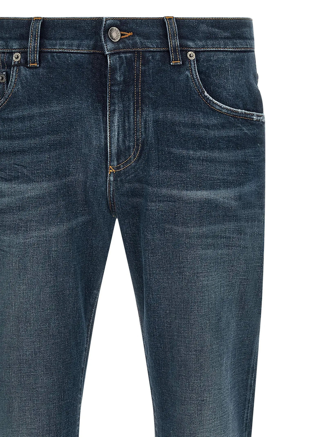 Dolce &amp; Gabbana Blue Cotton Jeans Denim