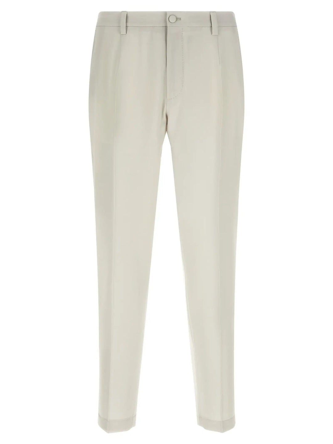 Dolce &amp; Gabbana Beige Virgin Wool Dress Pants