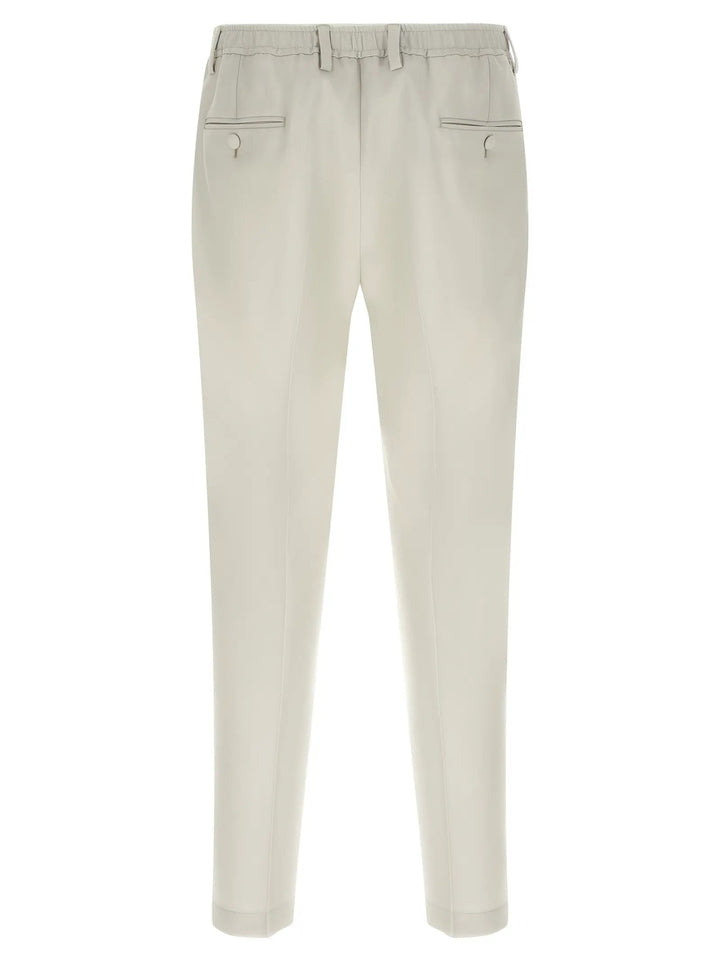 Dolce &amp; Gabbana Beige Virgin Wool Dress Pants