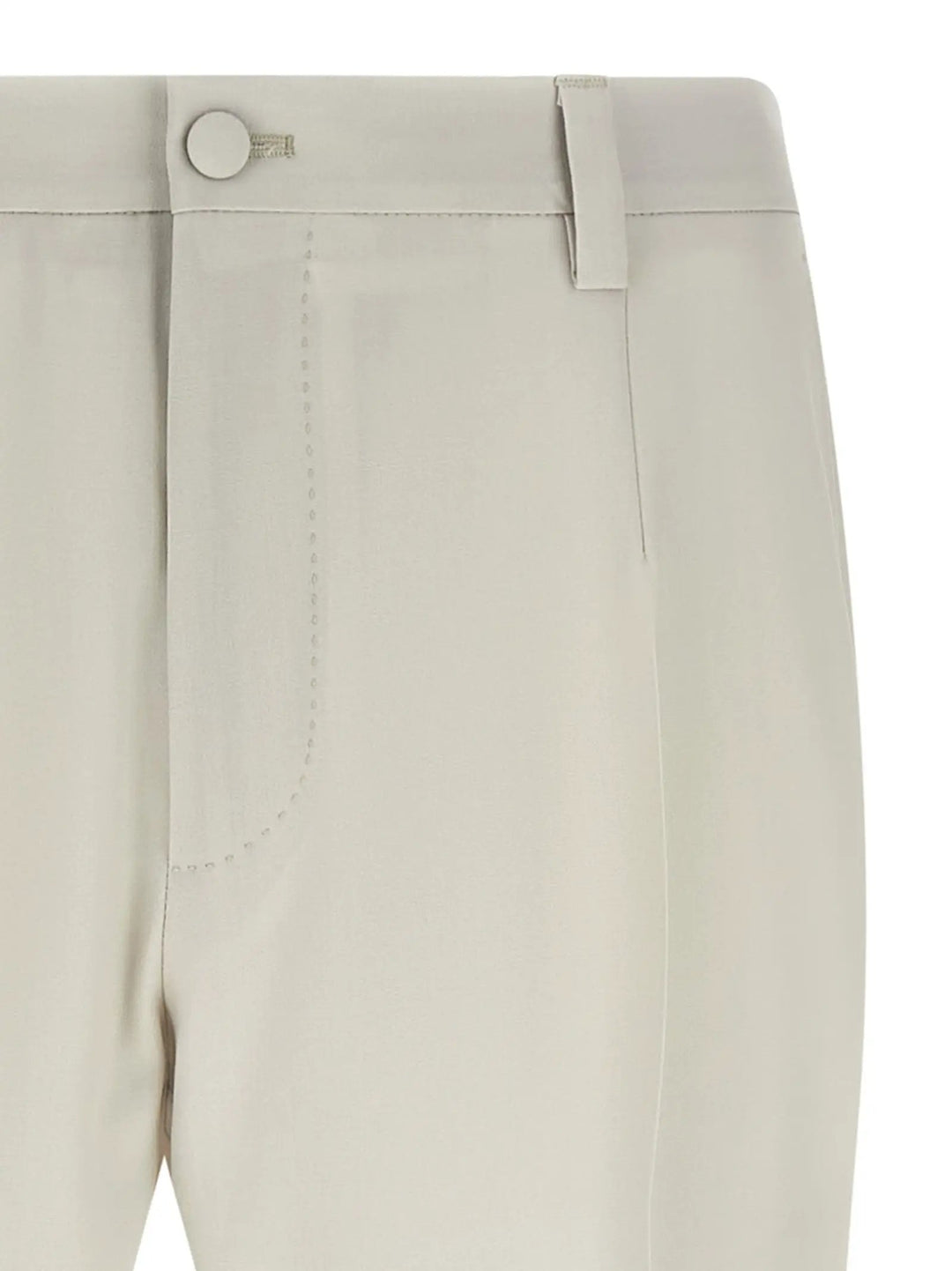 Dolce &amp; Gabbana Beige Virgin Wool Dress Pants