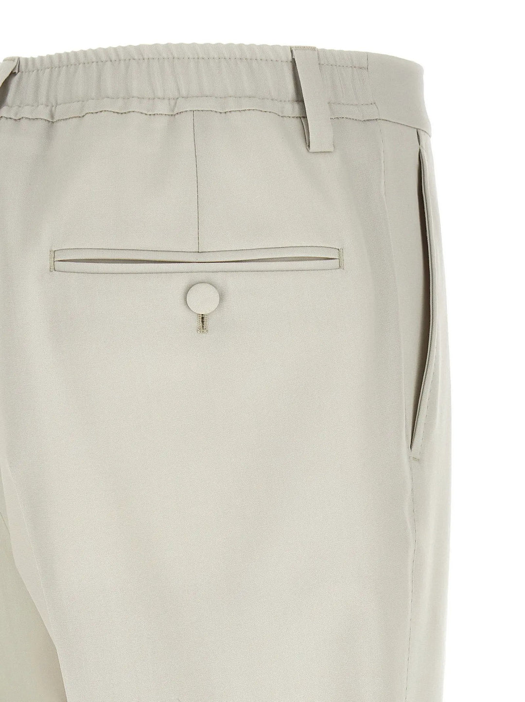 Dolce &amp; Gabbana Beige Virgin Wool Dress Pants