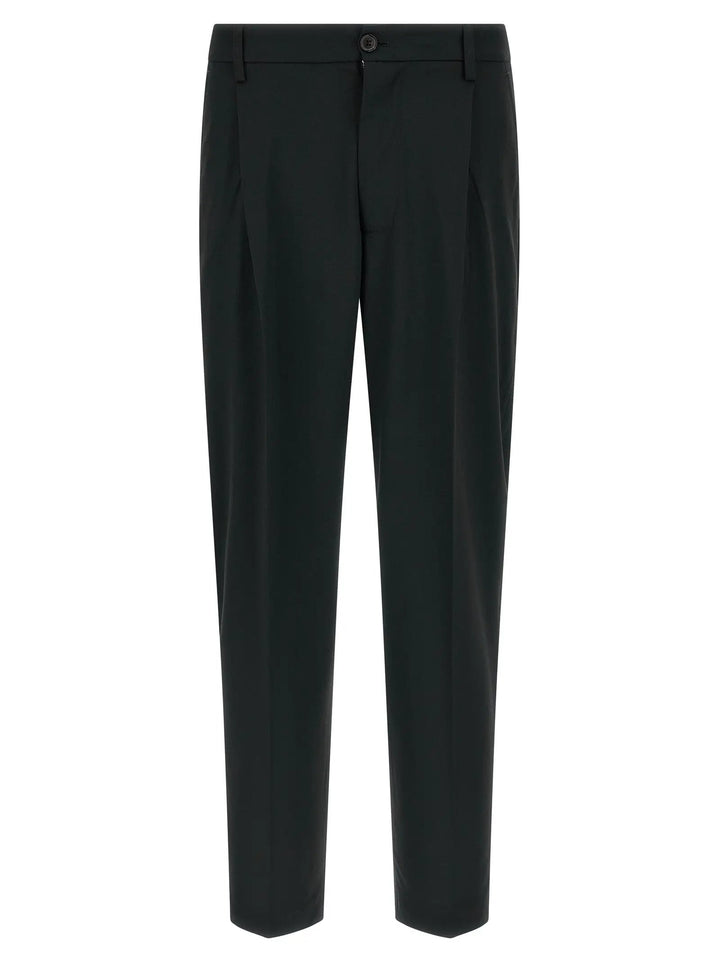 Department 5 Black Polyester Casual Pants