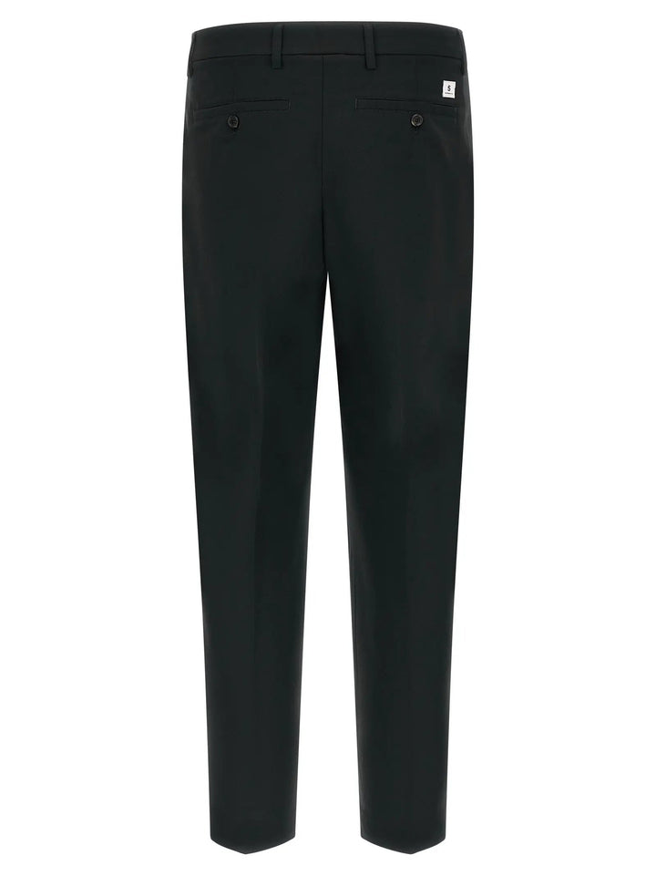 Department 5 Black Polyester Casual Pants