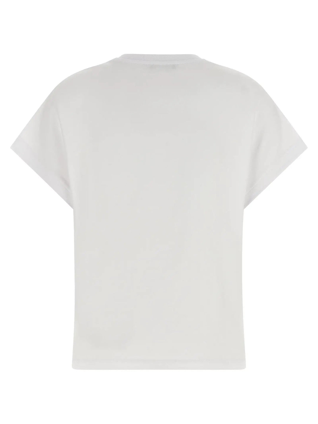 Balmain White Cotton T-Shirt
