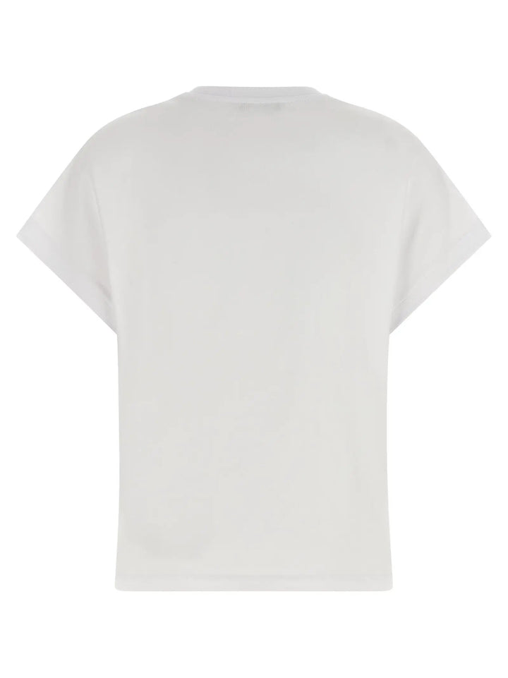 Balmain White Cotton T-Shirt
