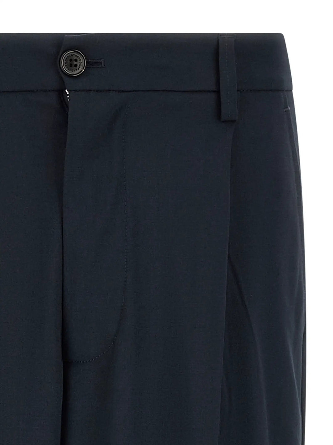 Department 5 Blue Polyester Casual Pants