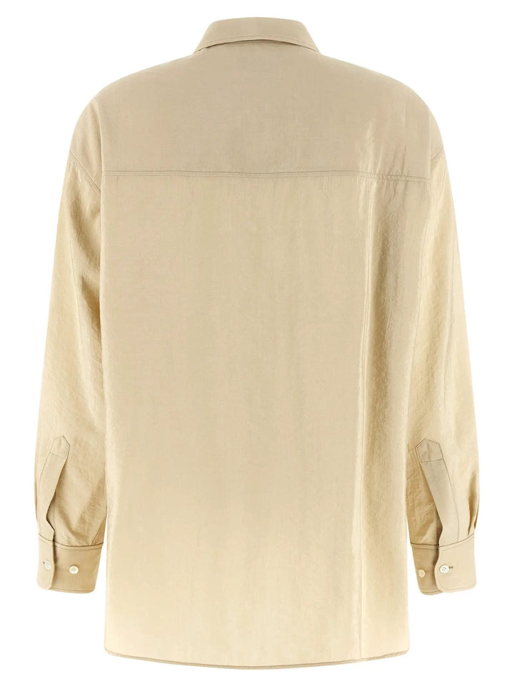 Lemaire Beige Silk Blouse