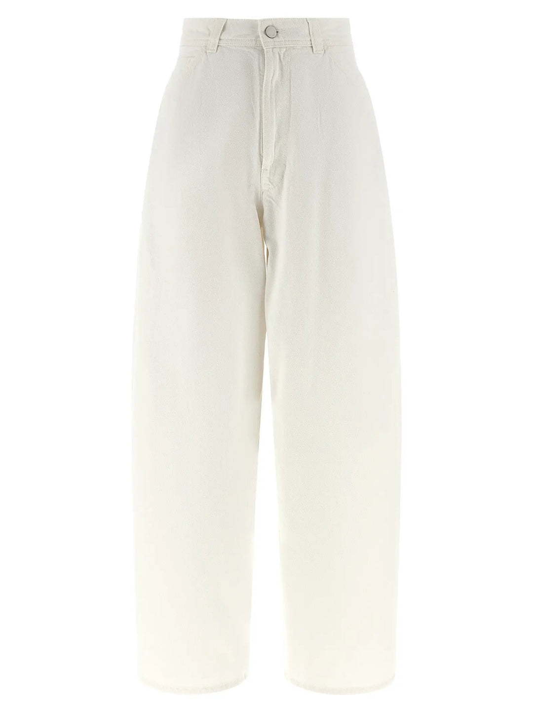 Lemaire White Cotton Jeans Denim