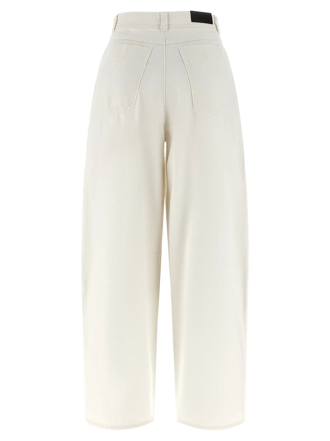 Lemaire White Cotton Jeans Denim