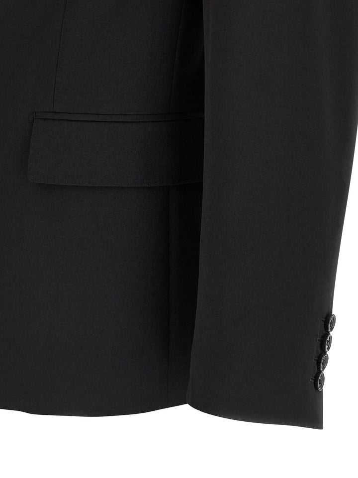 Dolce &amp; Gabbana Black Virgin Wool Blazer