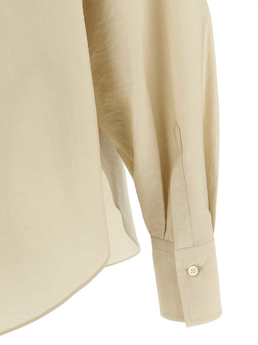 Brunello Cucinelli Beige Cotton Blouse