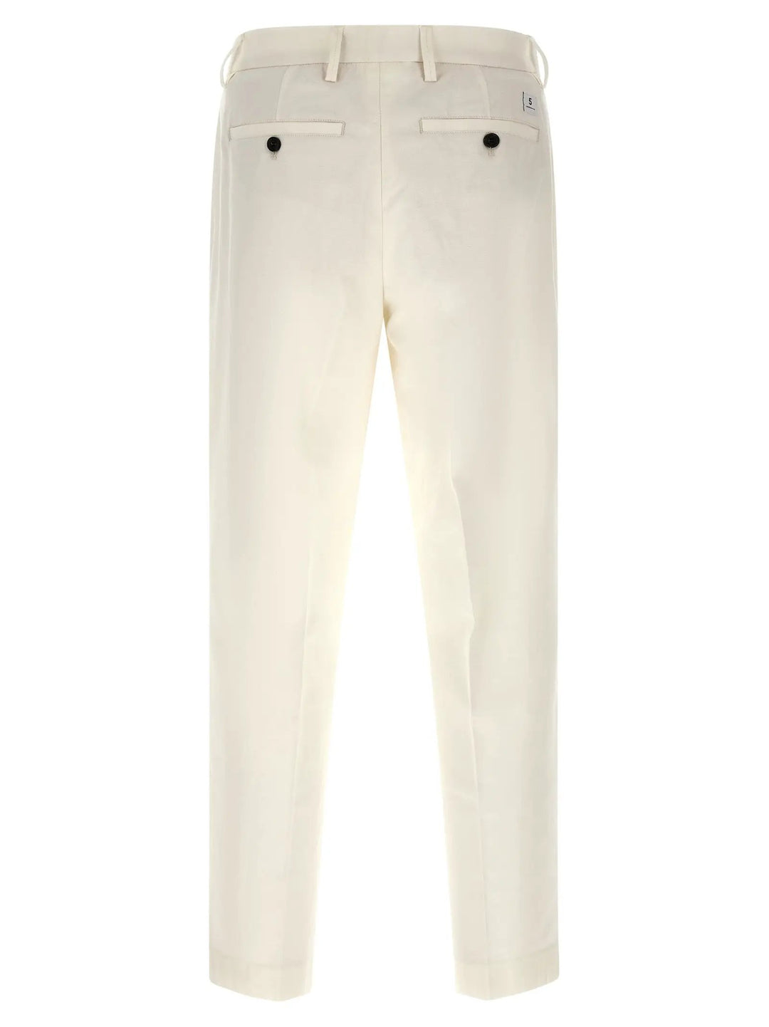 Department 5 White Cotton Casual Pants