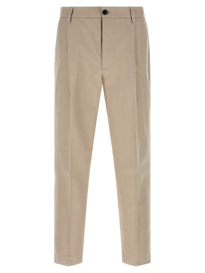 Department 5 Beige Cotton Casual Pants