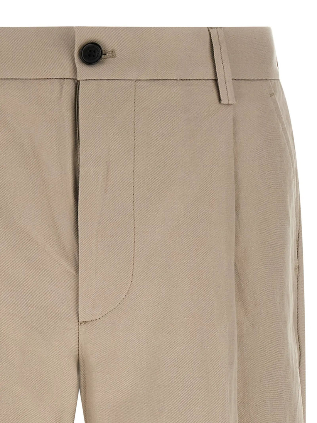 Department 5 Beige Cotton Casual Pants