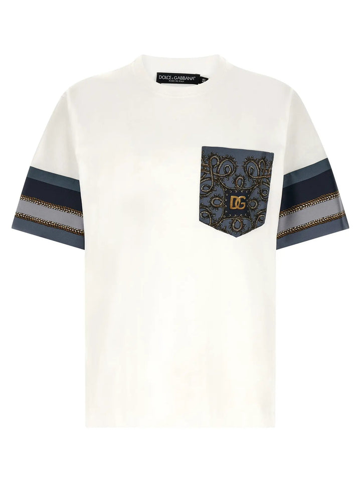 Dolce &amp; Gabbana White Cotton T-Shirt