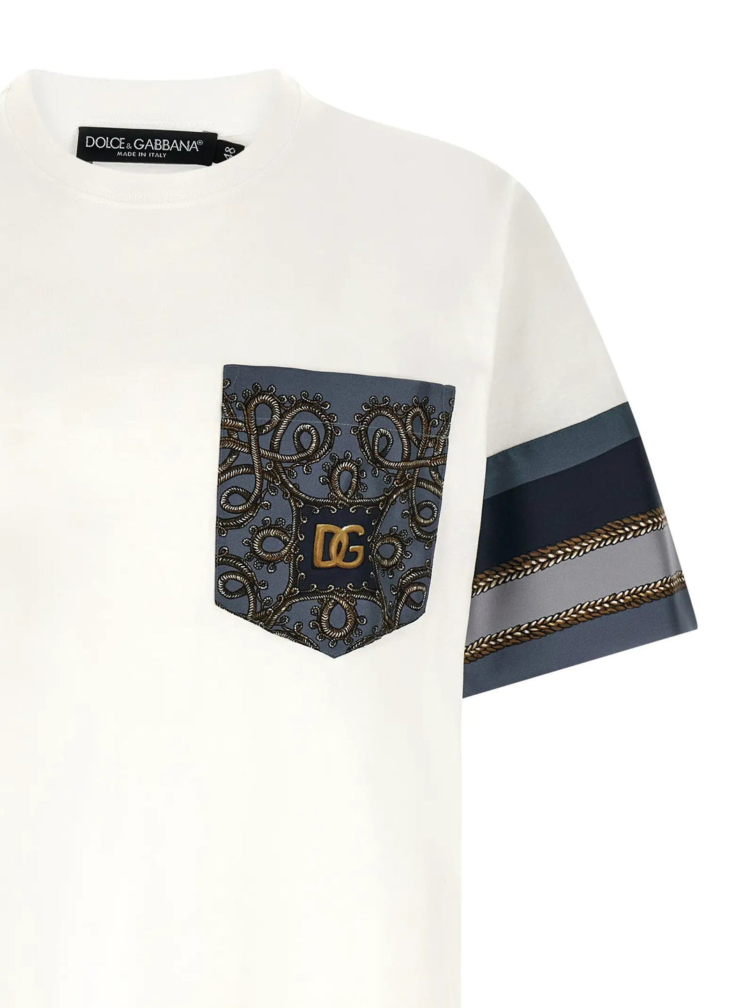 Dolce &amp; Gabbana White Cotton T-Shirt