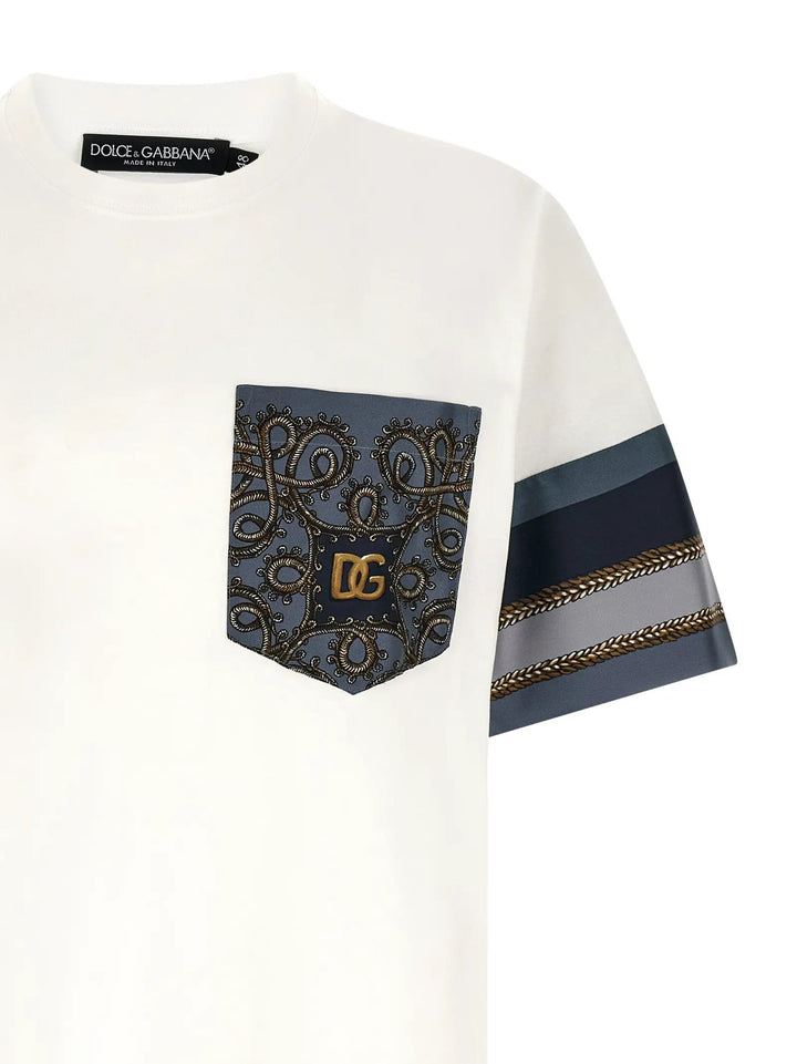 Dolce &amp; Gabbana White Cotton T-Shirt