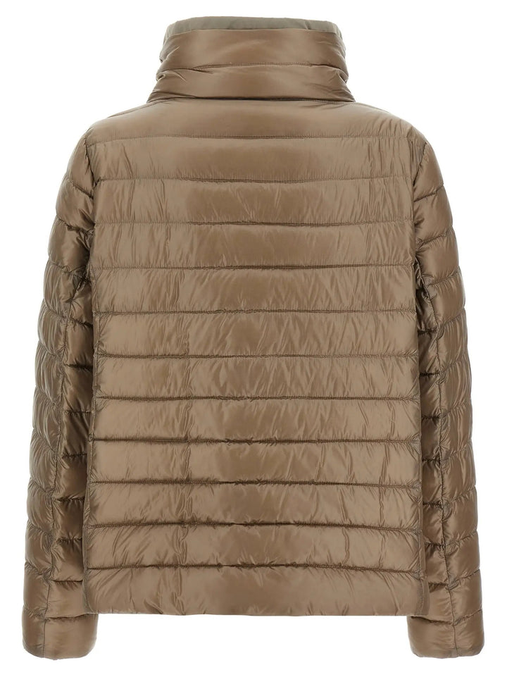 Herno Brown Polyamide Full-Length Jacket