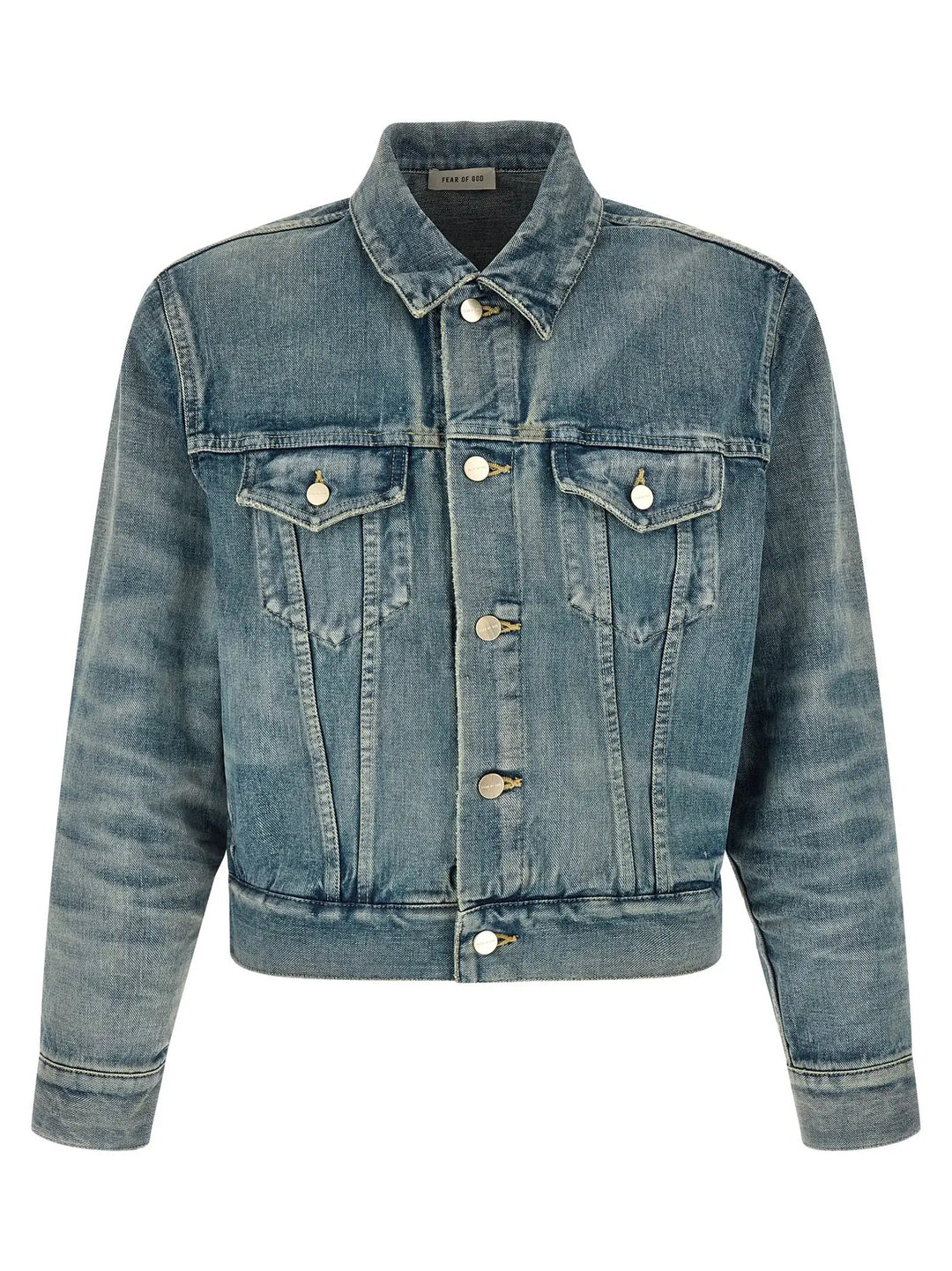 Fear Of God Blue Cotton Denim Jacket