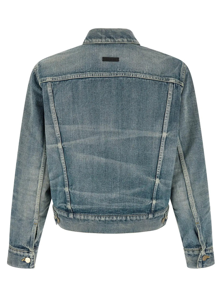 Fear Of God Blue Cotton Denim Jacket