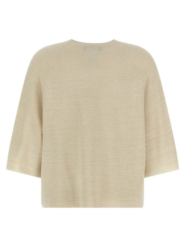 Fabiana Filippi Gold Cotton Cardigan