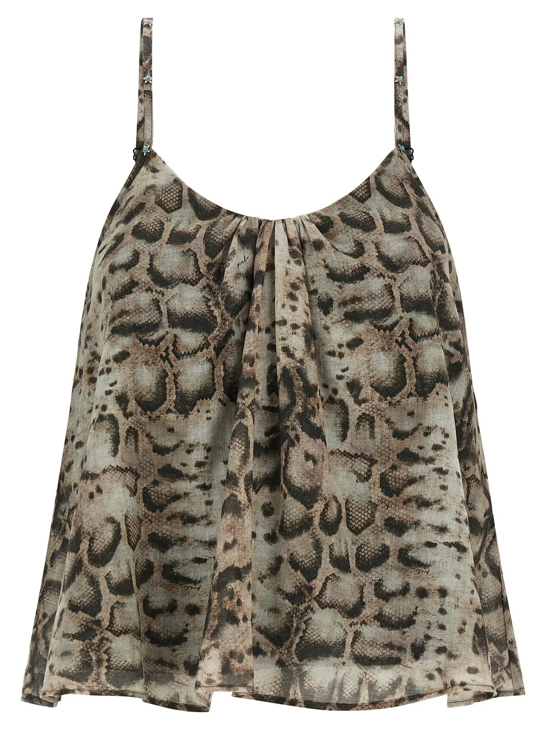 PINKO Gray Cotton Blouse