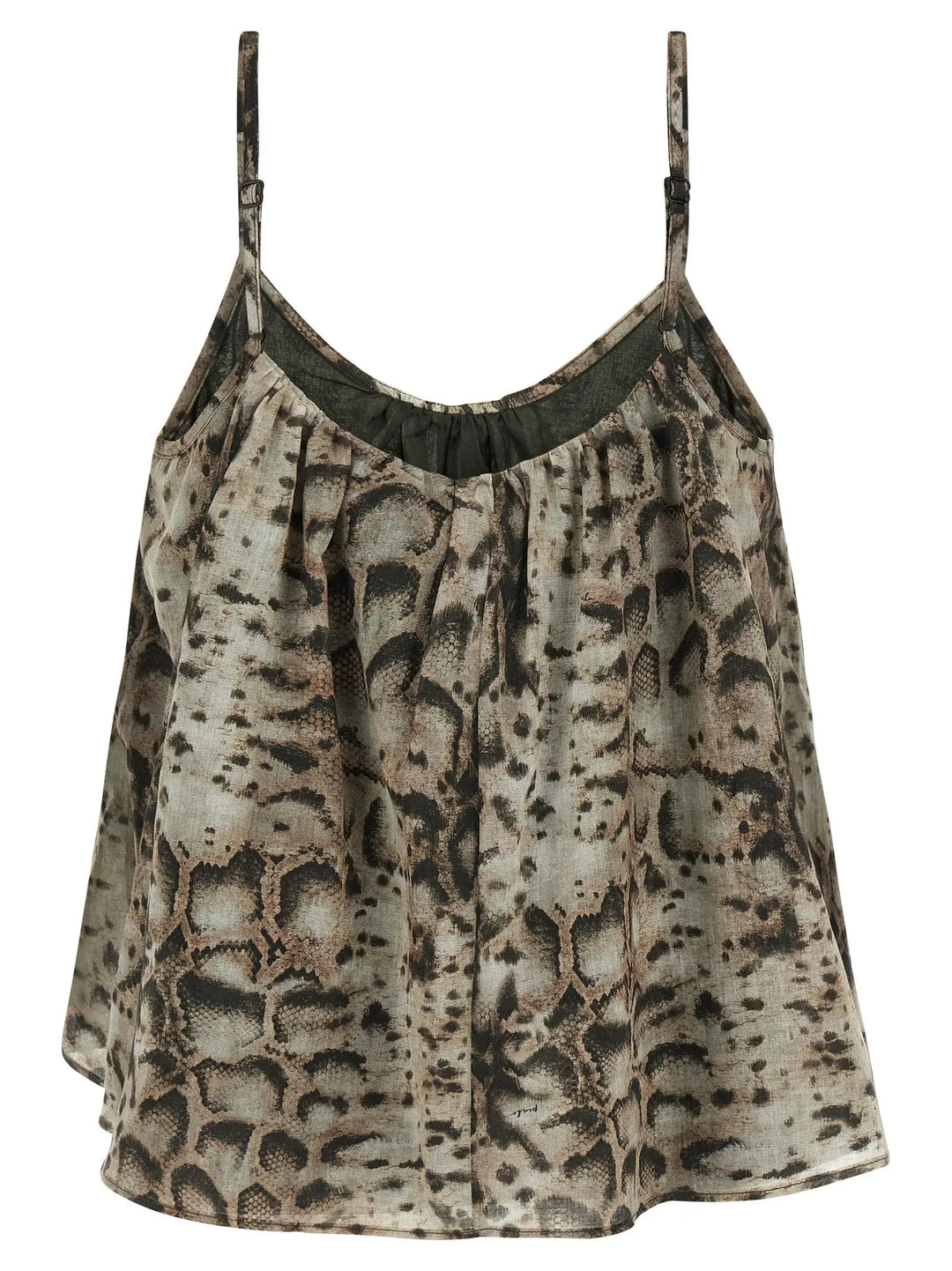 PINKO Gray Cotton Blouse