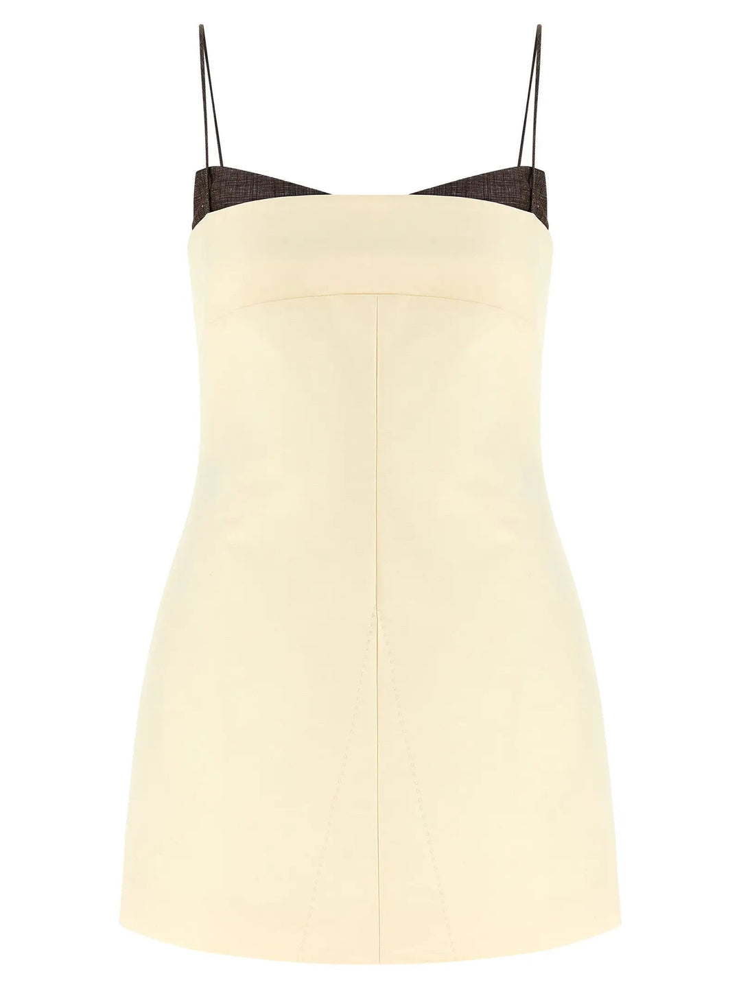 Entire Studios Beige Cotton Short Dress