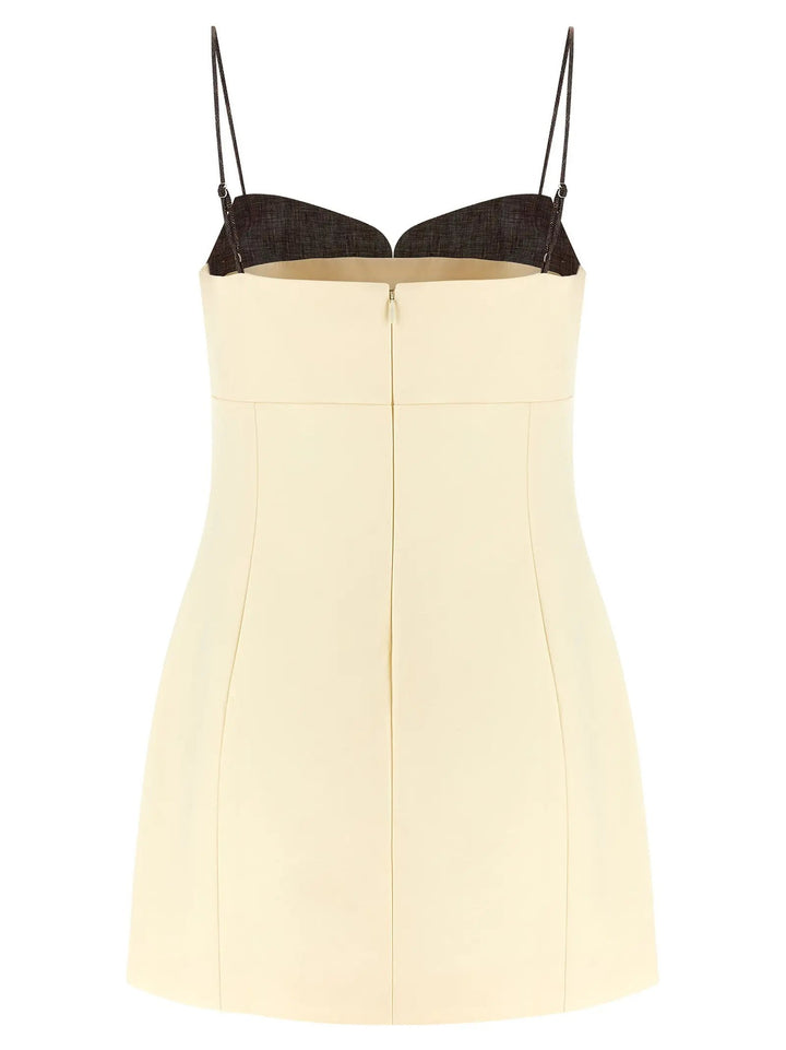 Entire Studios Beige Cotton Short Dress