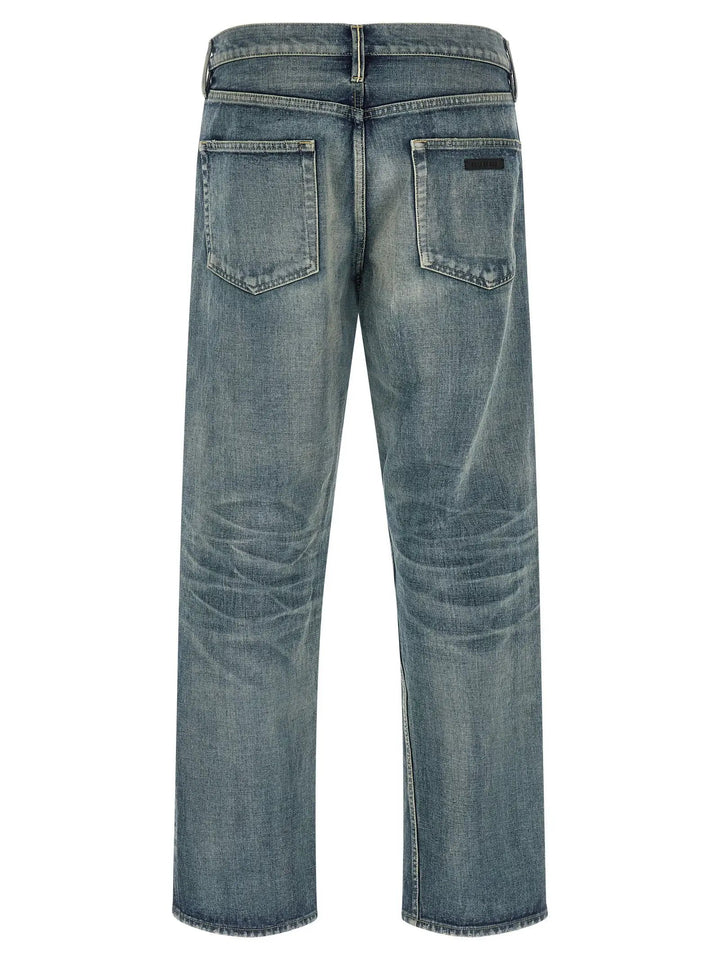Fear Of God Blue Cotton Straight-Leg Jeans