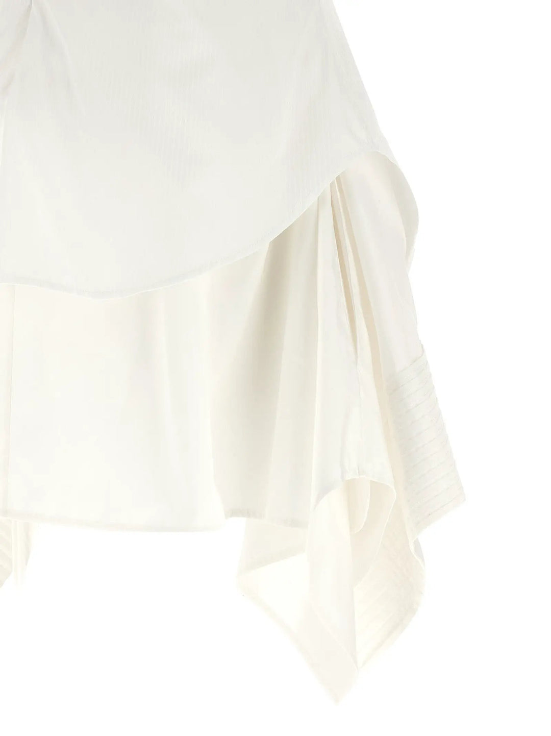 Alexander McQueen White Cotton Short Dress