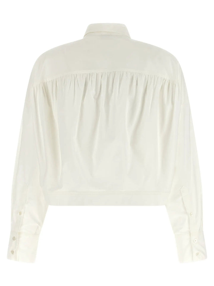 PINKO White Cotton Blouse