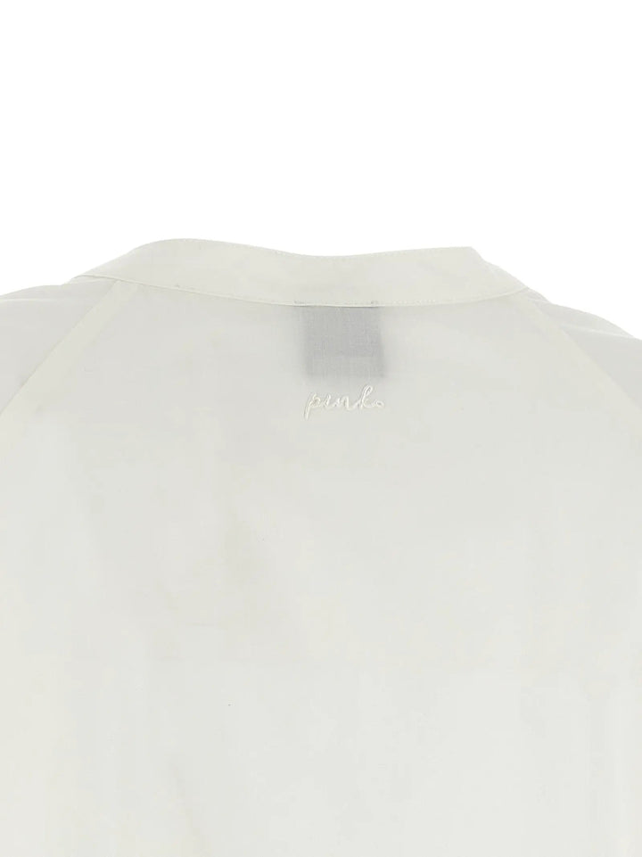 PINKO White Cotton Blouse