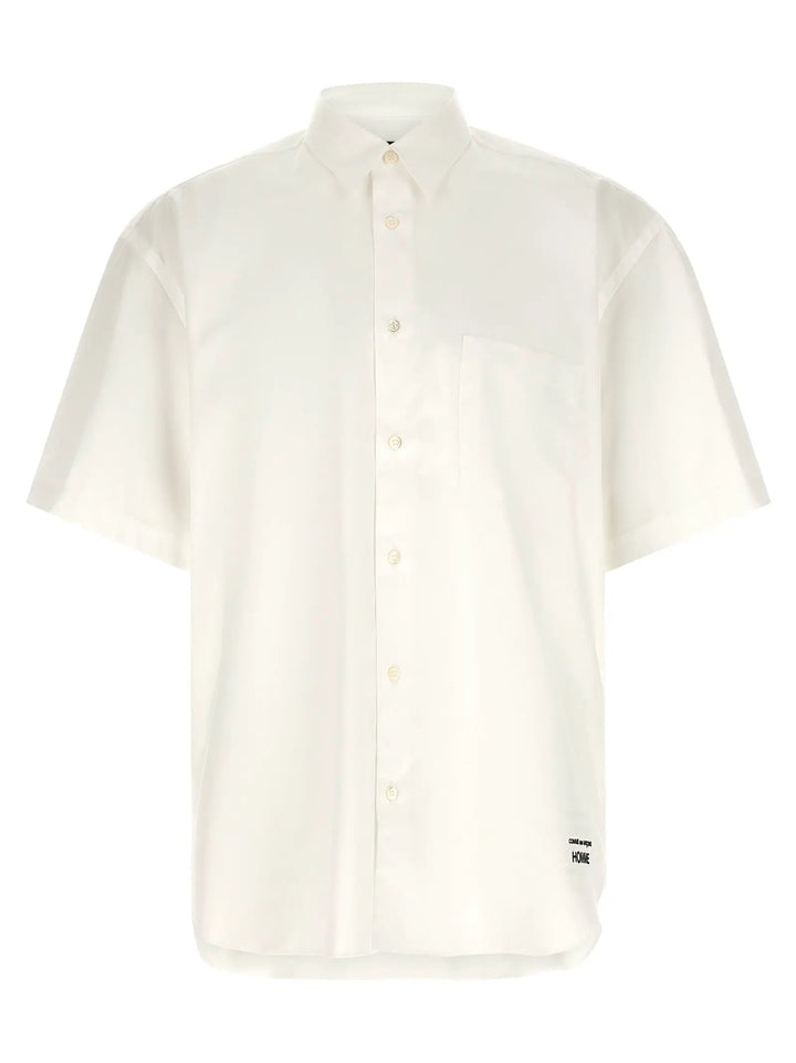 Comme Des Garçons White Cotton Blouse