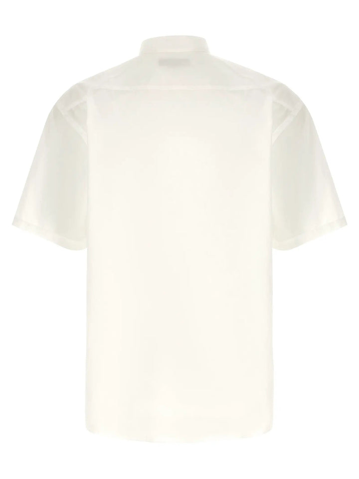Comme Des Garçons White Cotton Blouse
