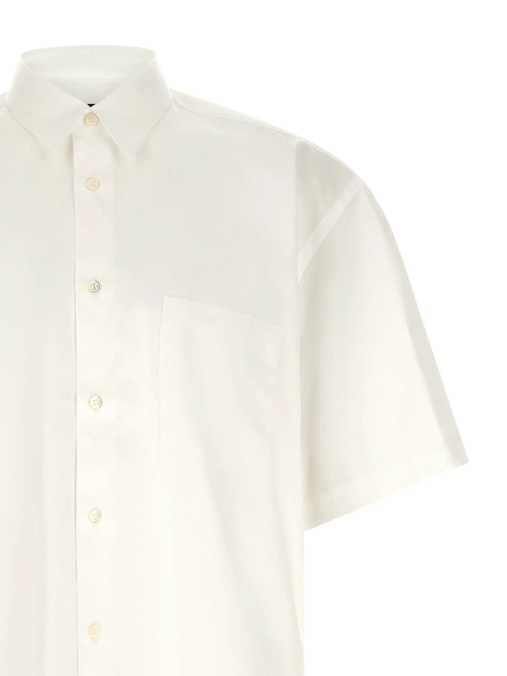 Comme Des Garçons White Cotton Blouse