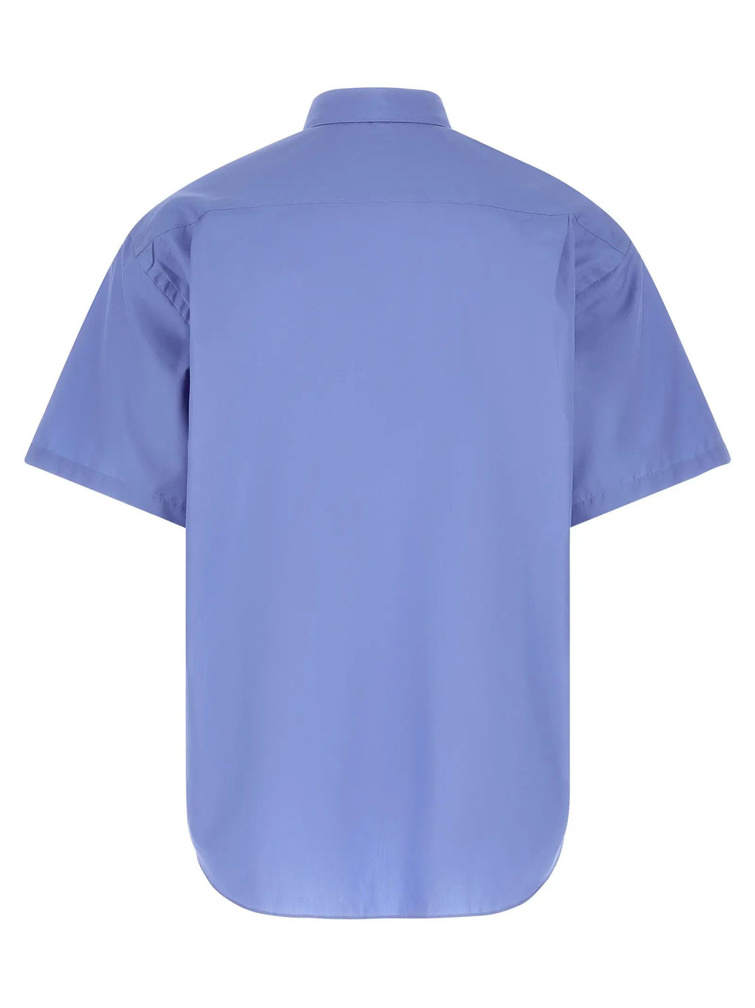 Comme Des Garçons Blue Cotton Blouse