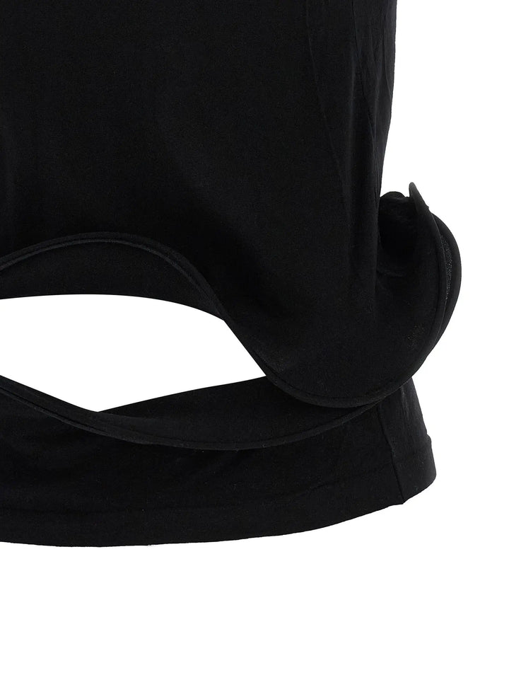 Junya Watanabe Black Nylon T-Shirt