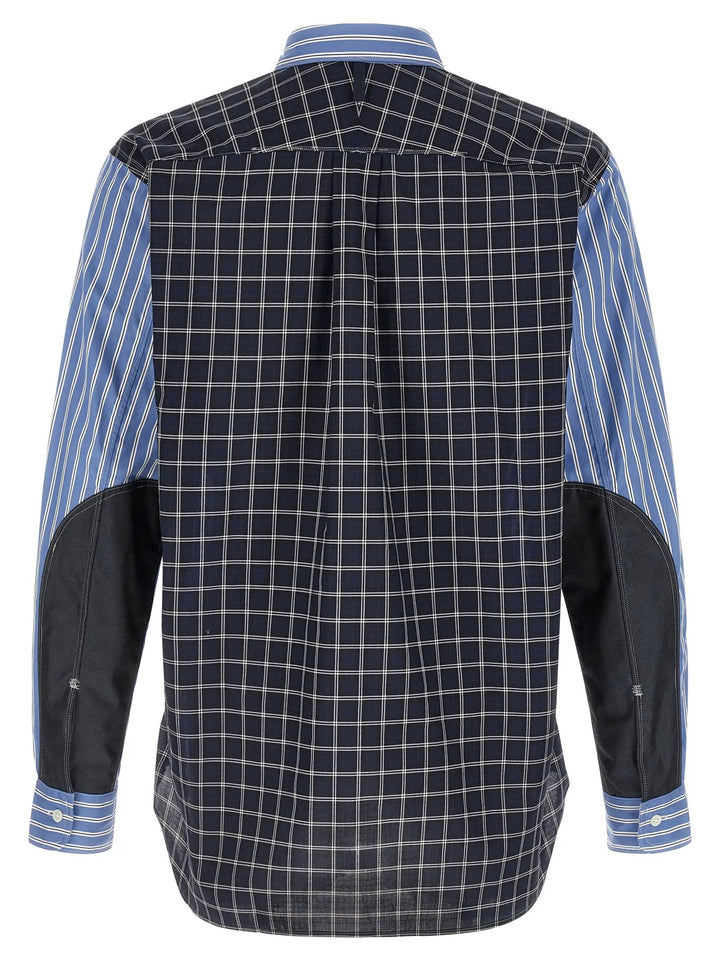 Junya Watanabe Blue Cotton Blouse