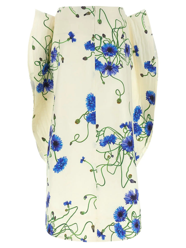Stella McCartney Blue Cotton Mini Skirt