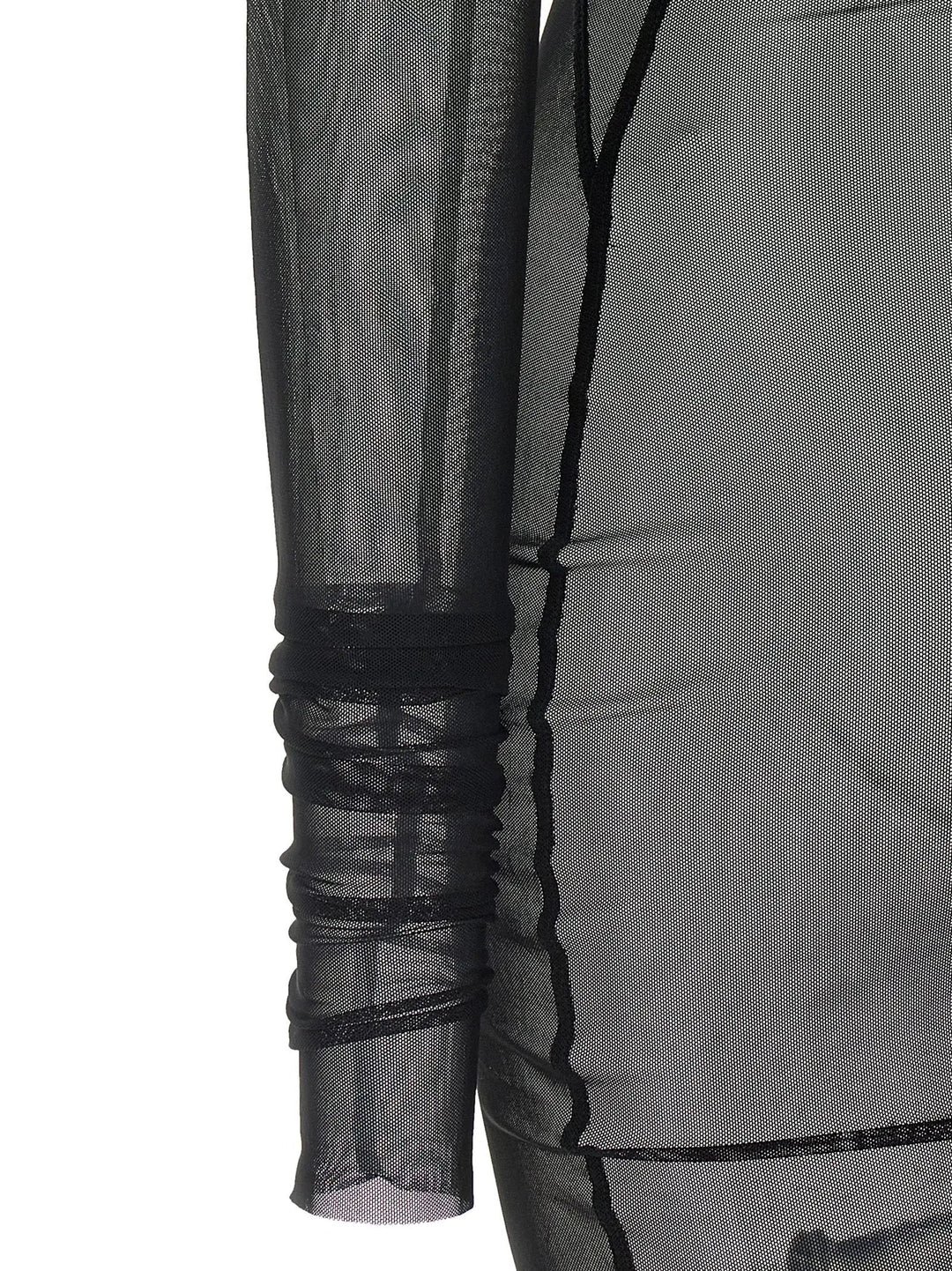 Rick Owens Black Nylon Long Dress