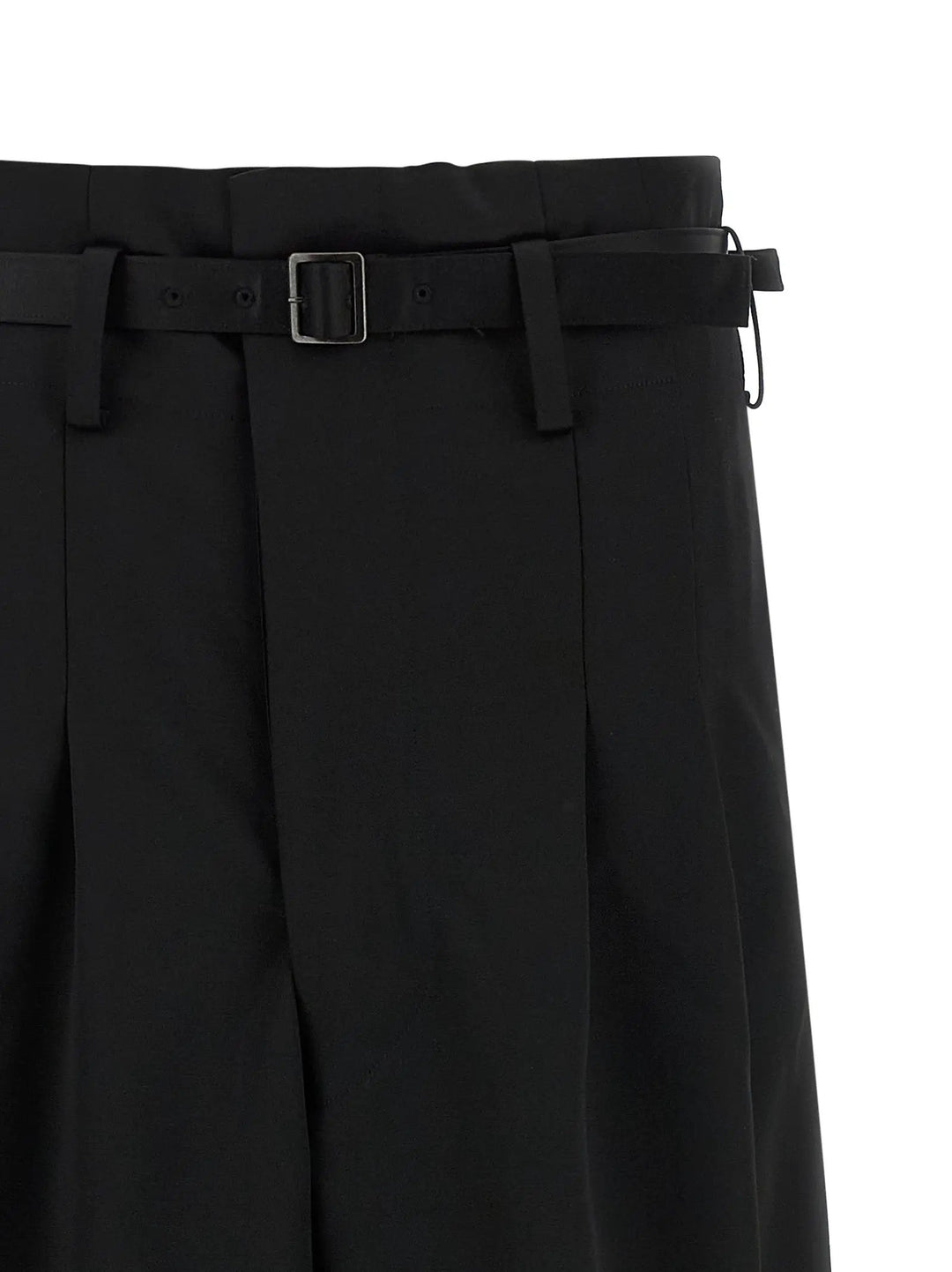 Junya Watanabe Black Acetate Flared Pants