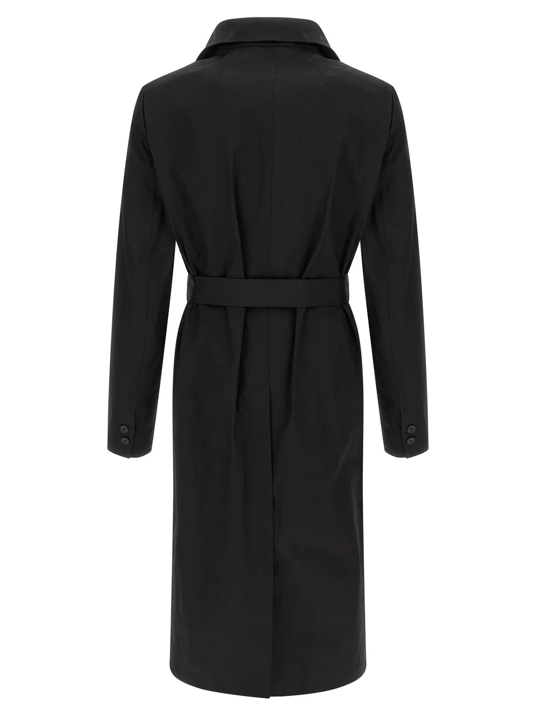 Rick Owens Black Cotton Coat