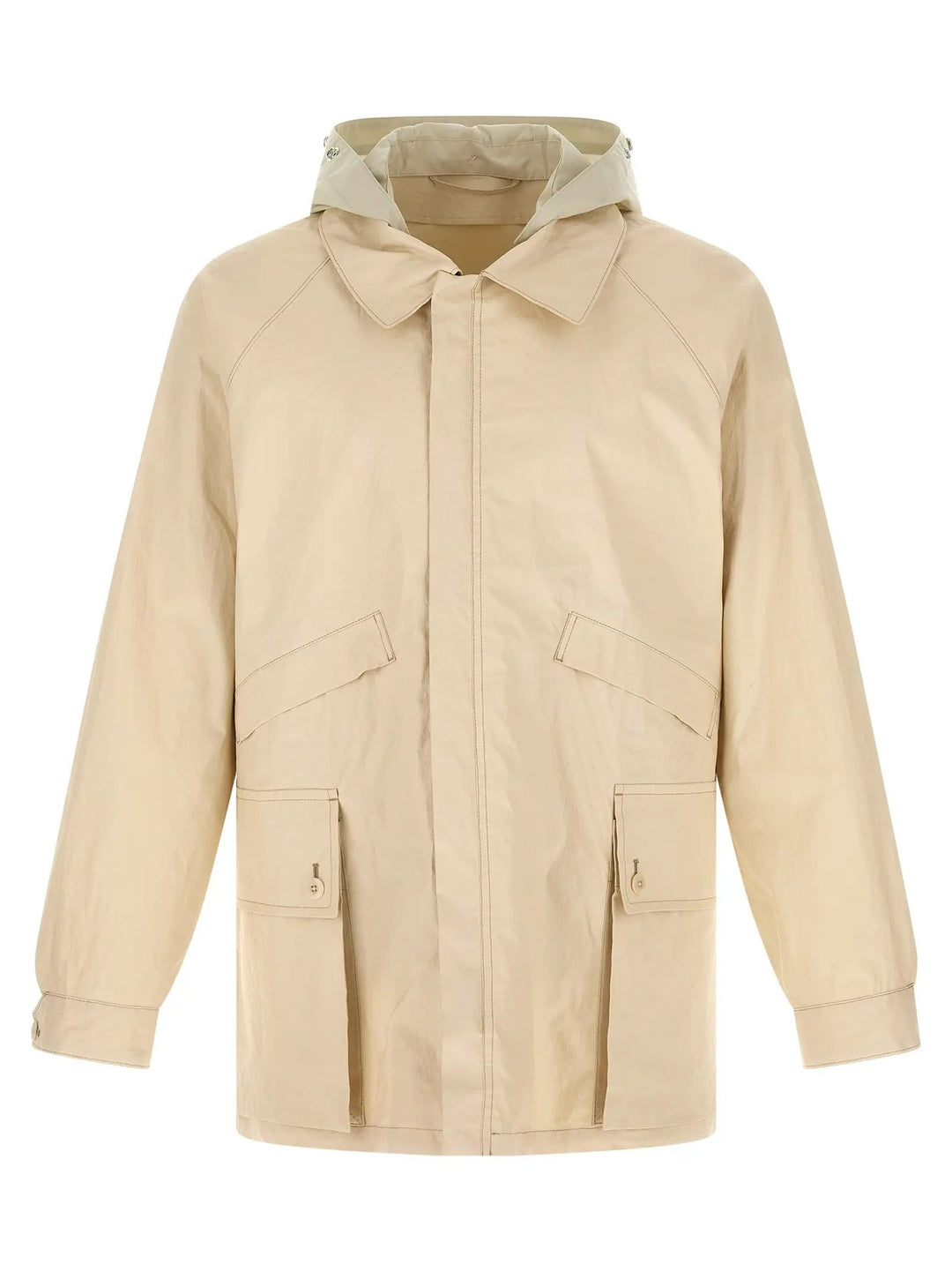 Lemaire Beige Linen Shell Jacket