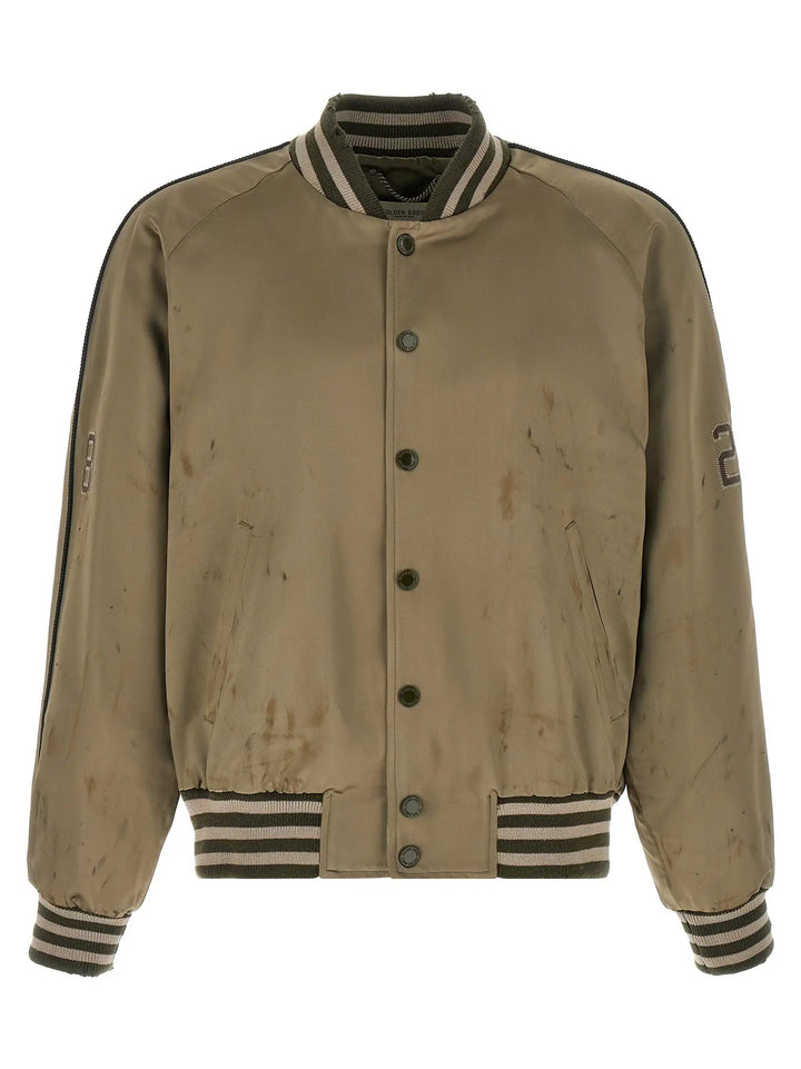 Golden Goose Bicolor Acetate Bomber