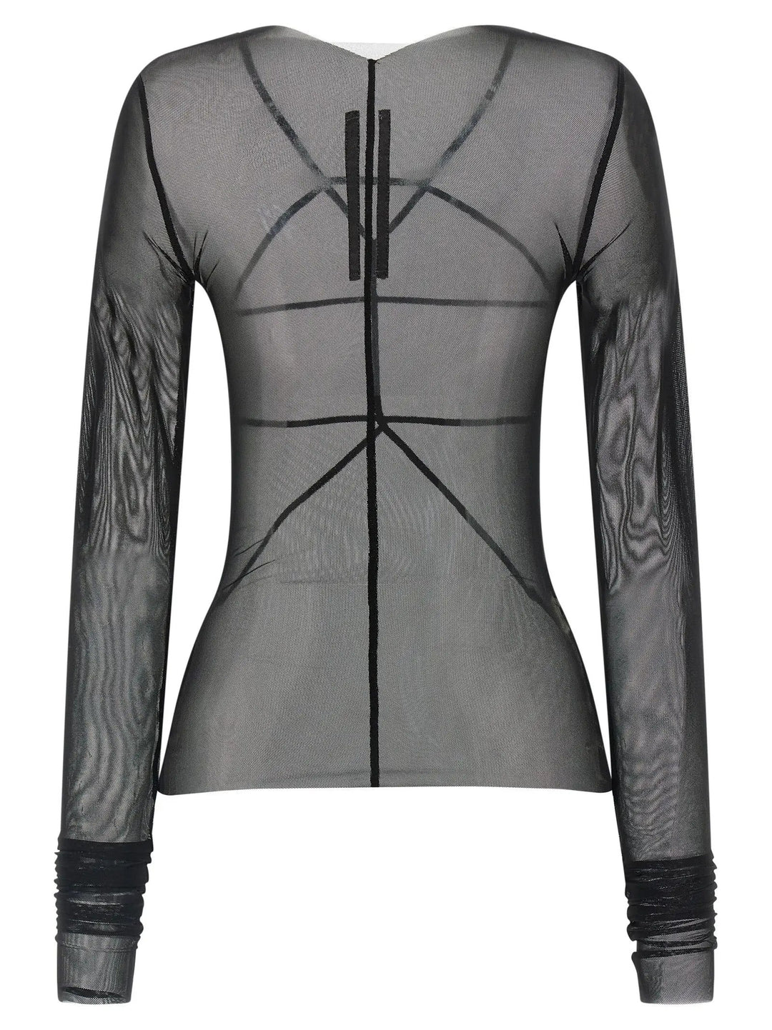 Rick Owens Black Nylon Cardigan