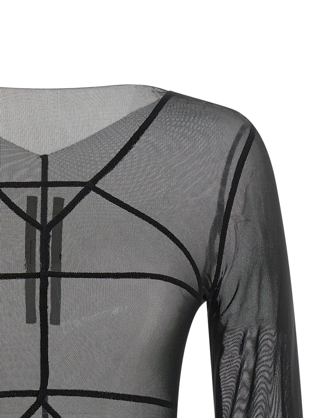 Rick Owens Black Nylon Cardigan