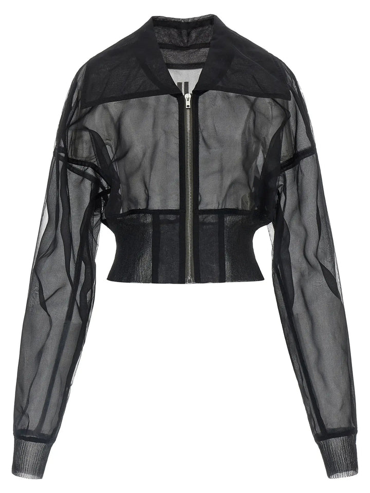 Rick Owens Sample Sale | Rick Owens Black Nylon Bomber - | Designer outlet