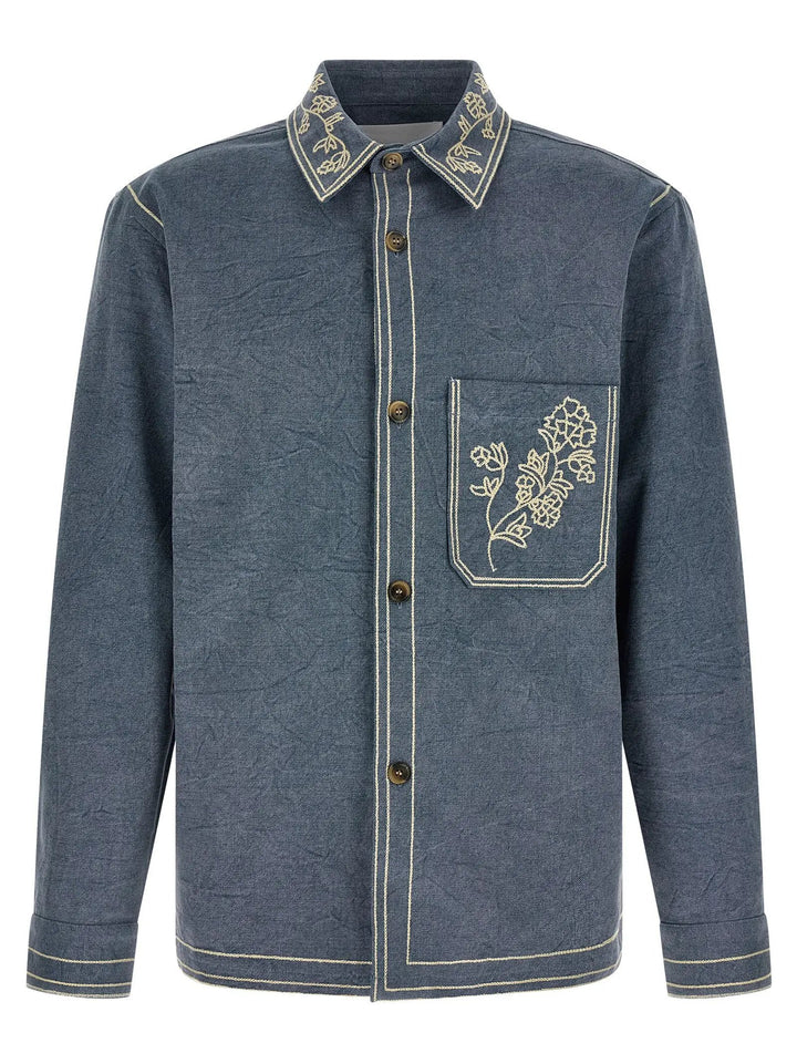 Isabel Marant Blue Cotton Blouse