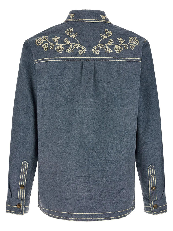 Isabel Marant Blue Cotton Blouse